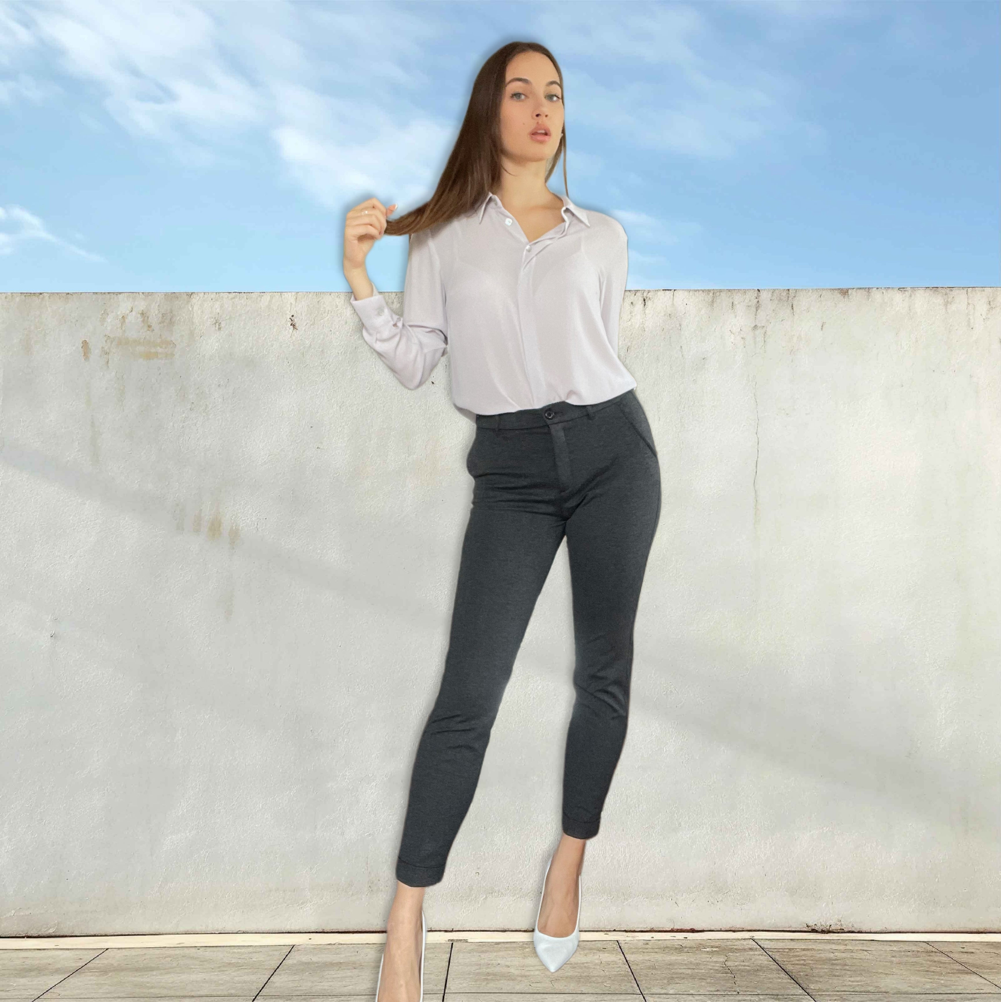 Pantalone punto Milano risvoltino