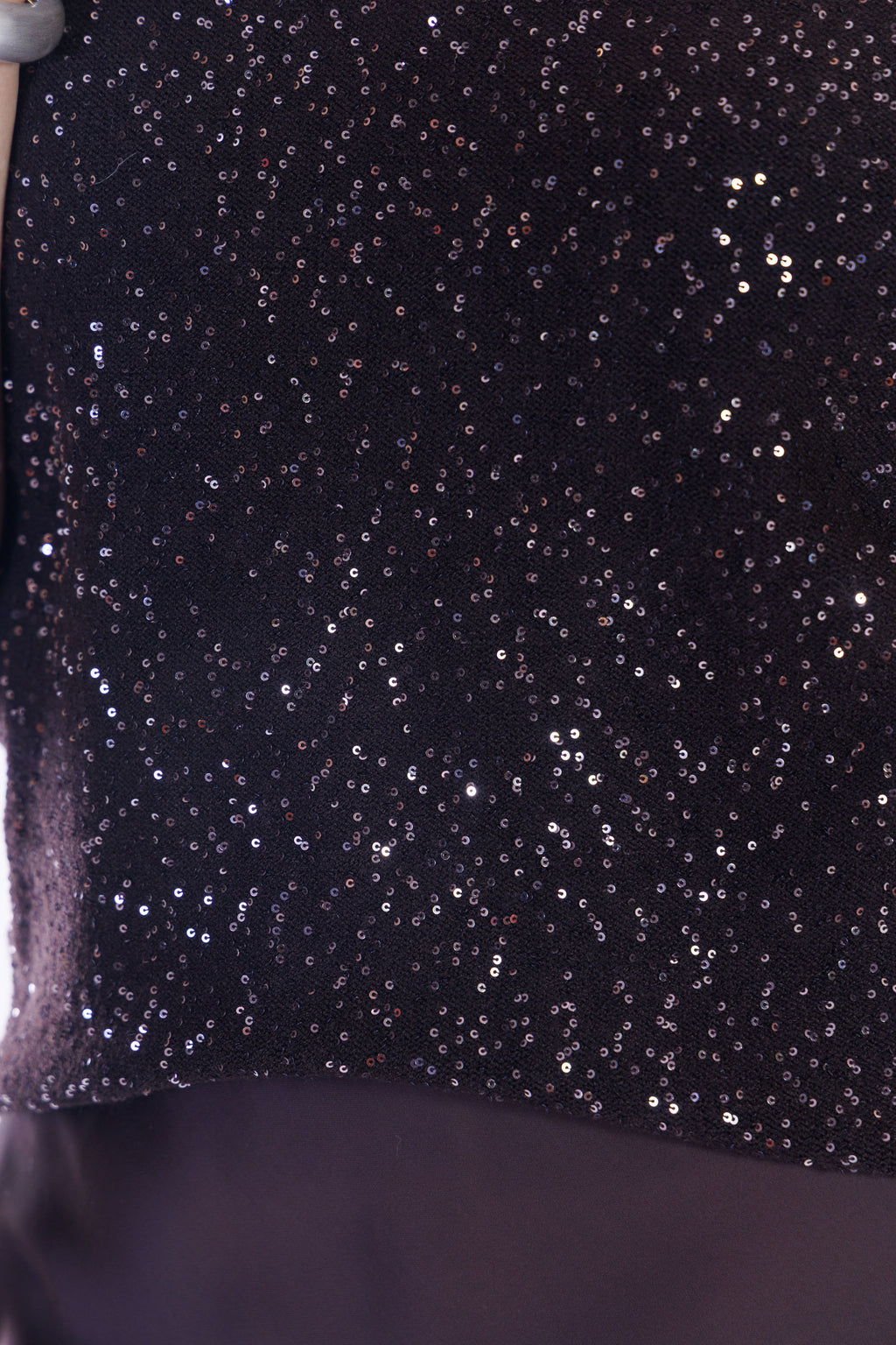 Top micro paillettes
