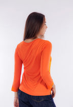 Maglia raso e jersey maniche 3/4