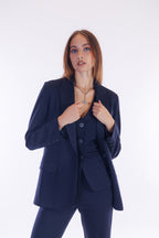 Blazer punto stoffa gessato