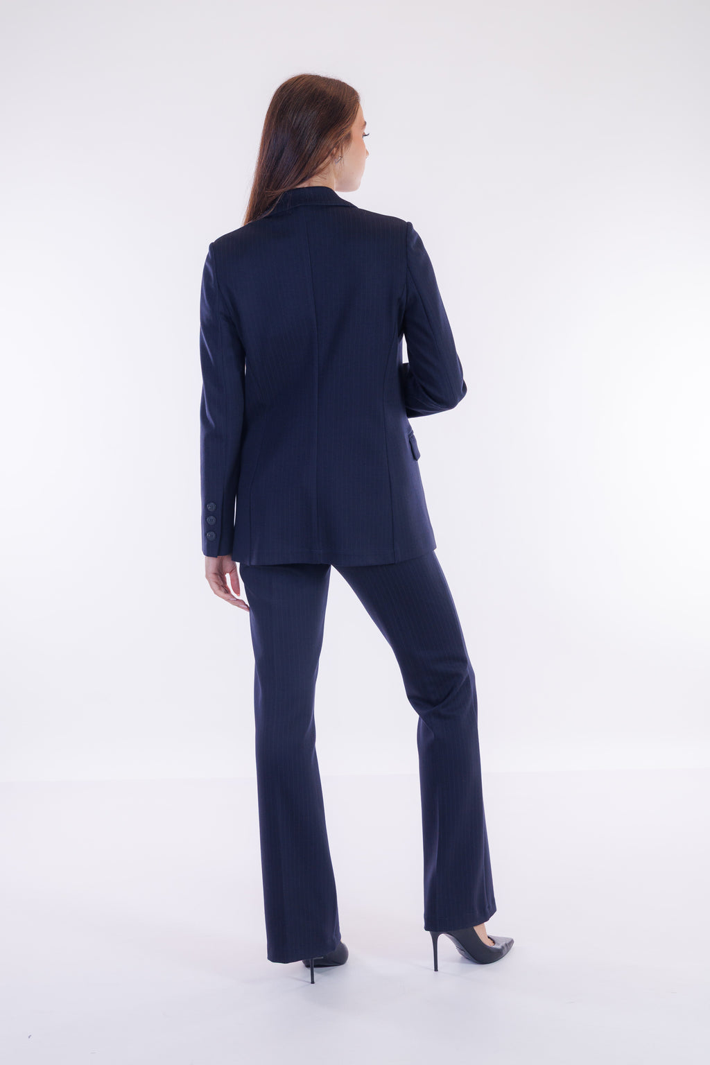Blazer punto stoffa gessato