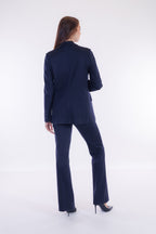 Blazer punto stoffa gessato