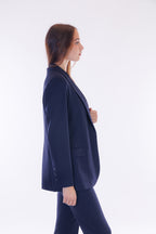Blazer punto stoffa gessato