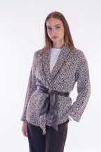 Cardigan vestaglia jacquard