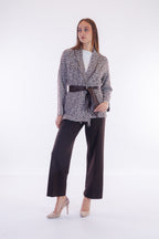 Cardigan vestaglia jacquard