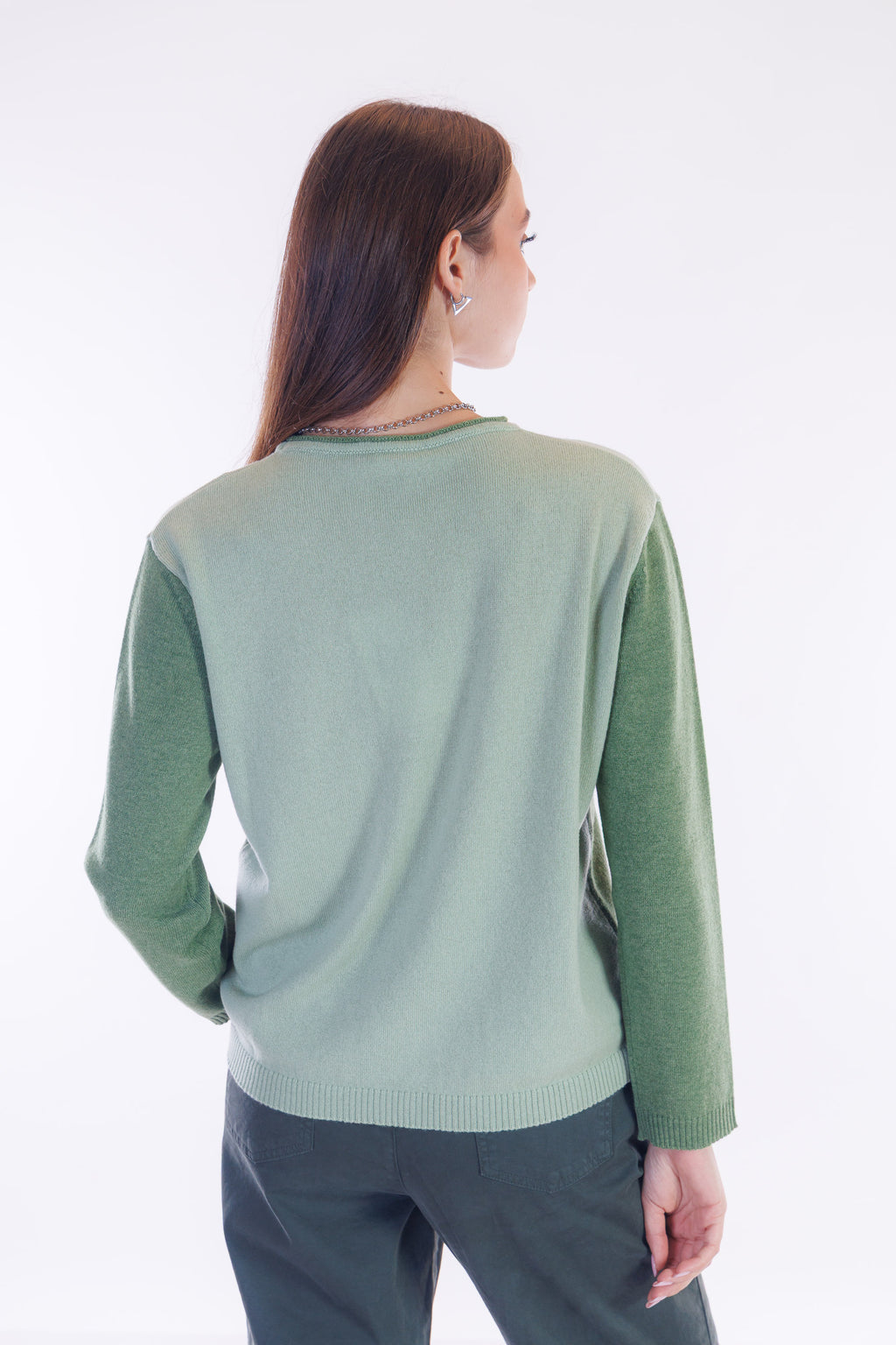 Maglia girocollo rombi