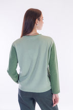 Maglia girocollo rombi