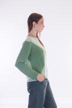 Maglia girocollo rombi