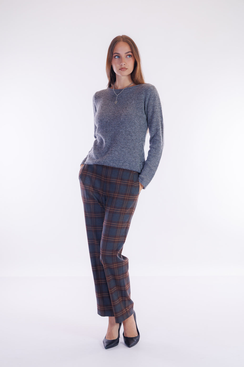 Pantalone jogging quadri