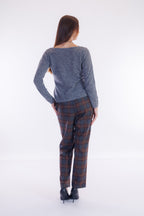 Pantalone jogging quadri