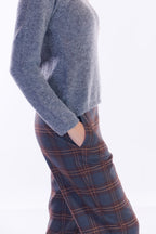 Pantalone jogging quadri