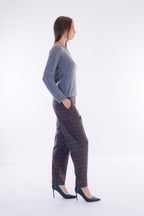 Pantalone jogging quadri