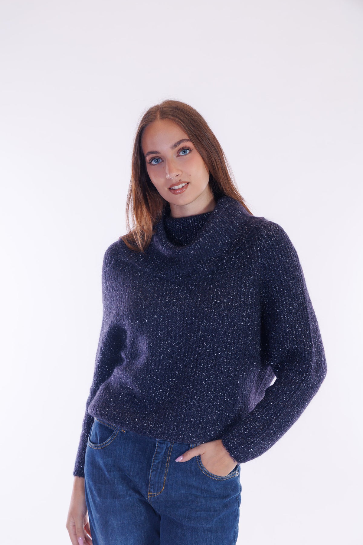 Maglia mohair e lurex