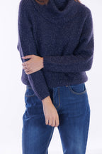 Maglia mohair e lurex