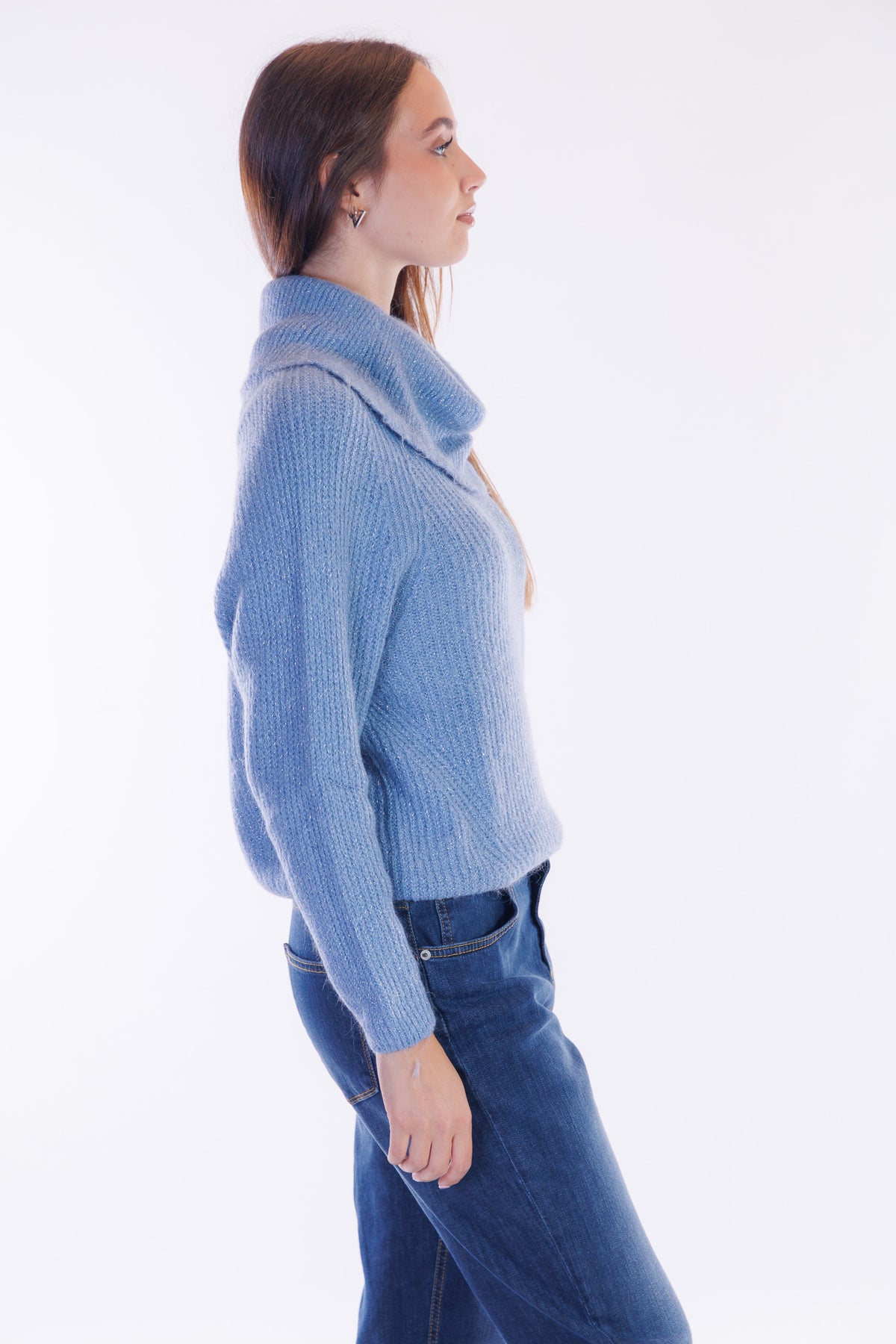 Maglia mohair e lurex