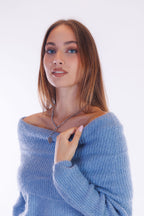 Maglia mohair e lurex
