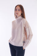 Maglia pizzo fianco
