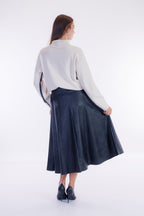 Gonna ruota ecopelle