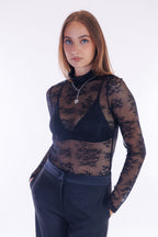 Lupetto pizzo stretch