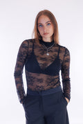 Lupetto pizzo stretch