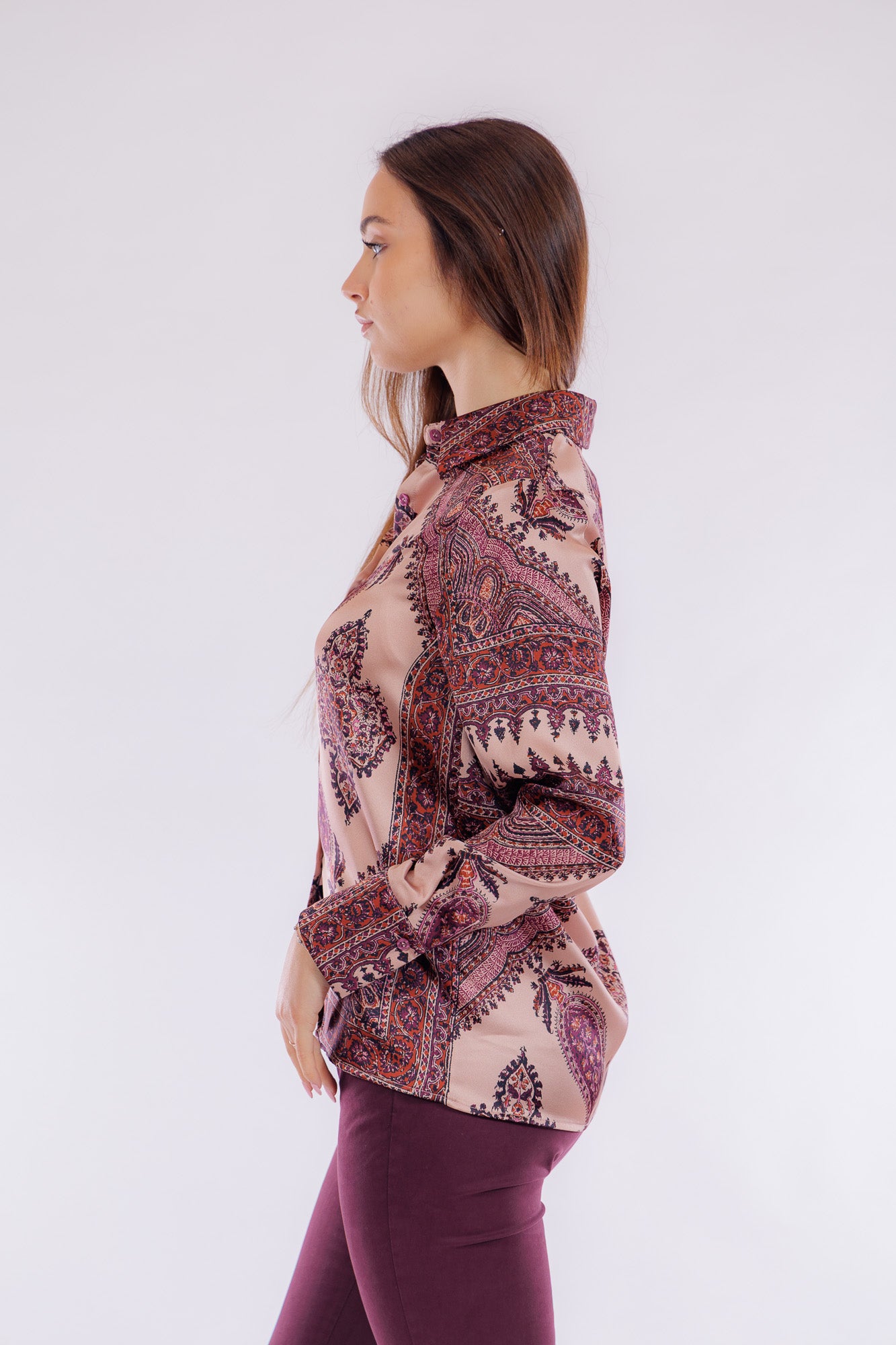 Camicia fantasia cashmere