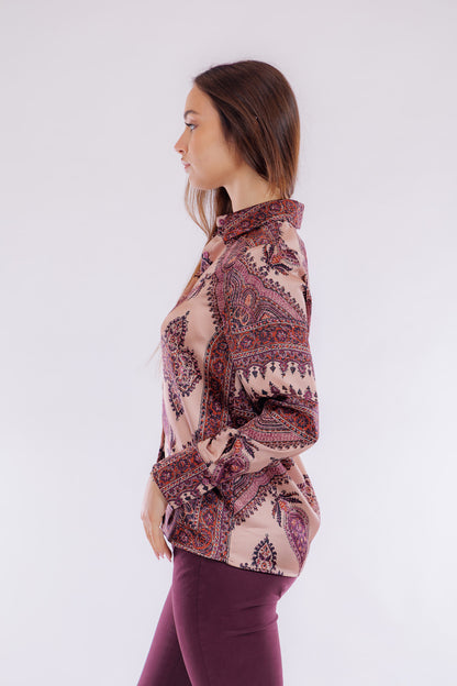 Camicia fantasia cashmere