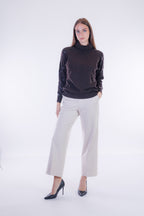 Maglia rombi paillettes maniche