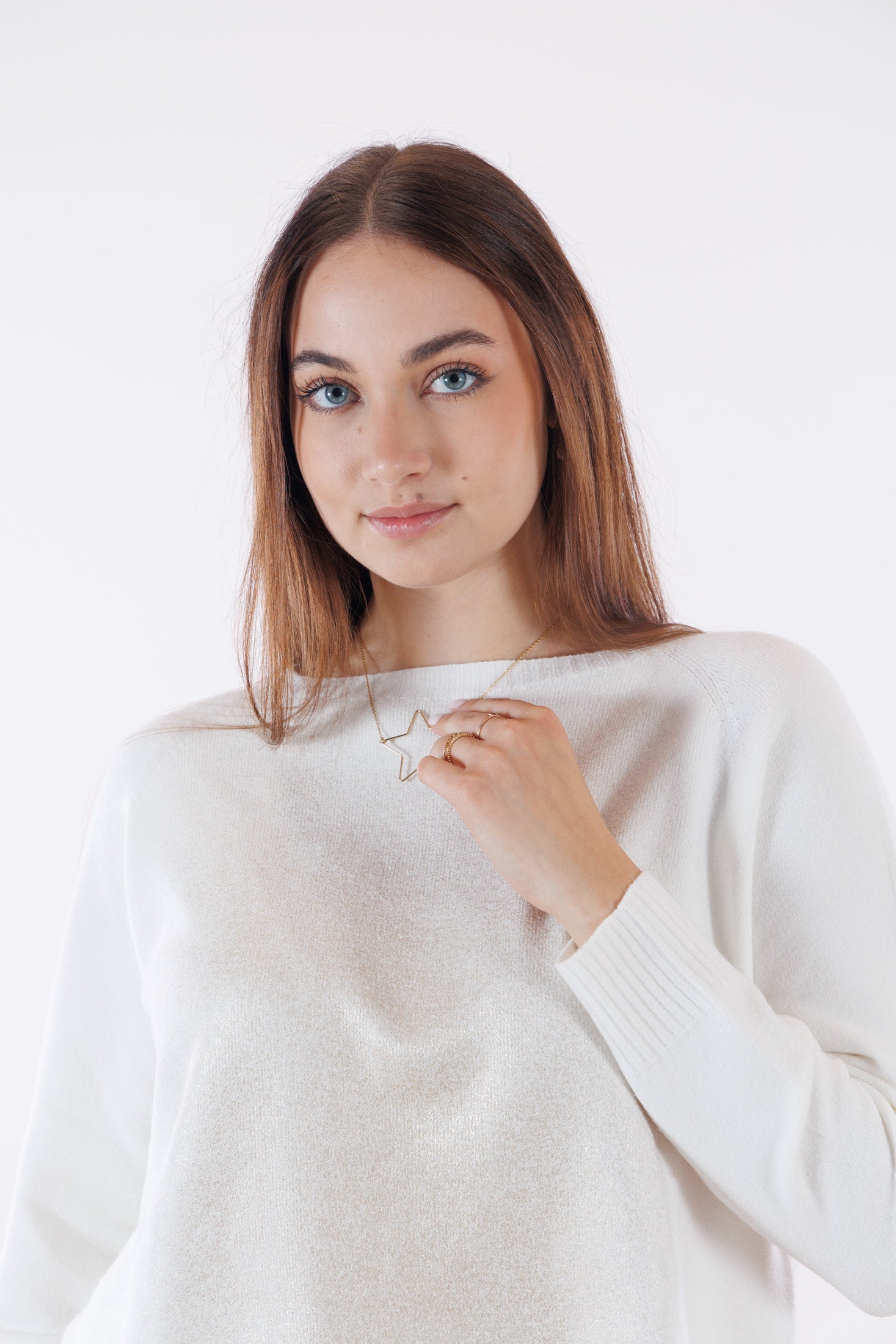 Collana stella dorata