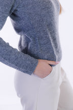 Maglia micro paillettes merinos