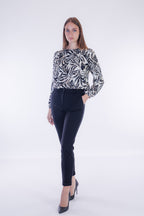 Pantalone chinos risvoltino