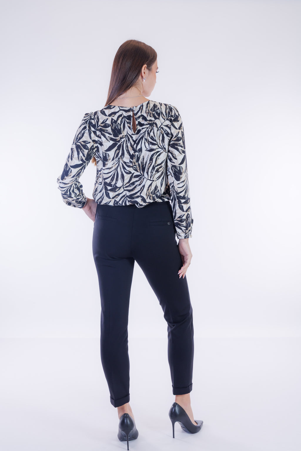 Pantalone chinos risvoltino