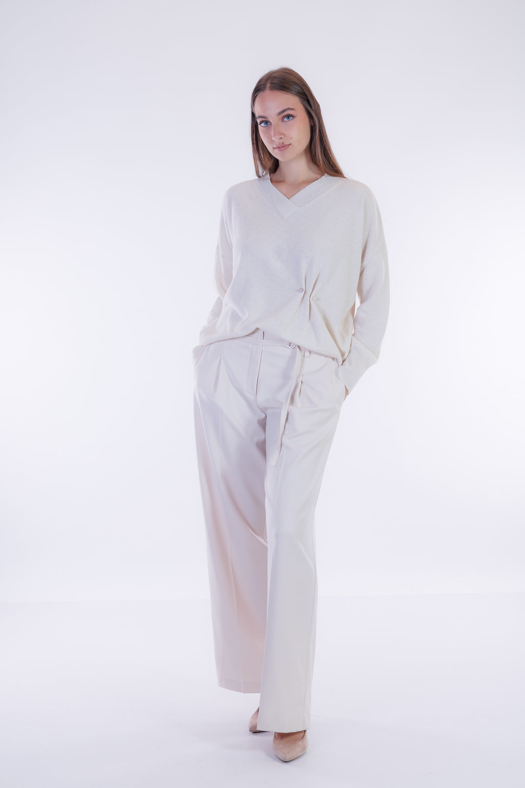 Pantalone flanella cinturina