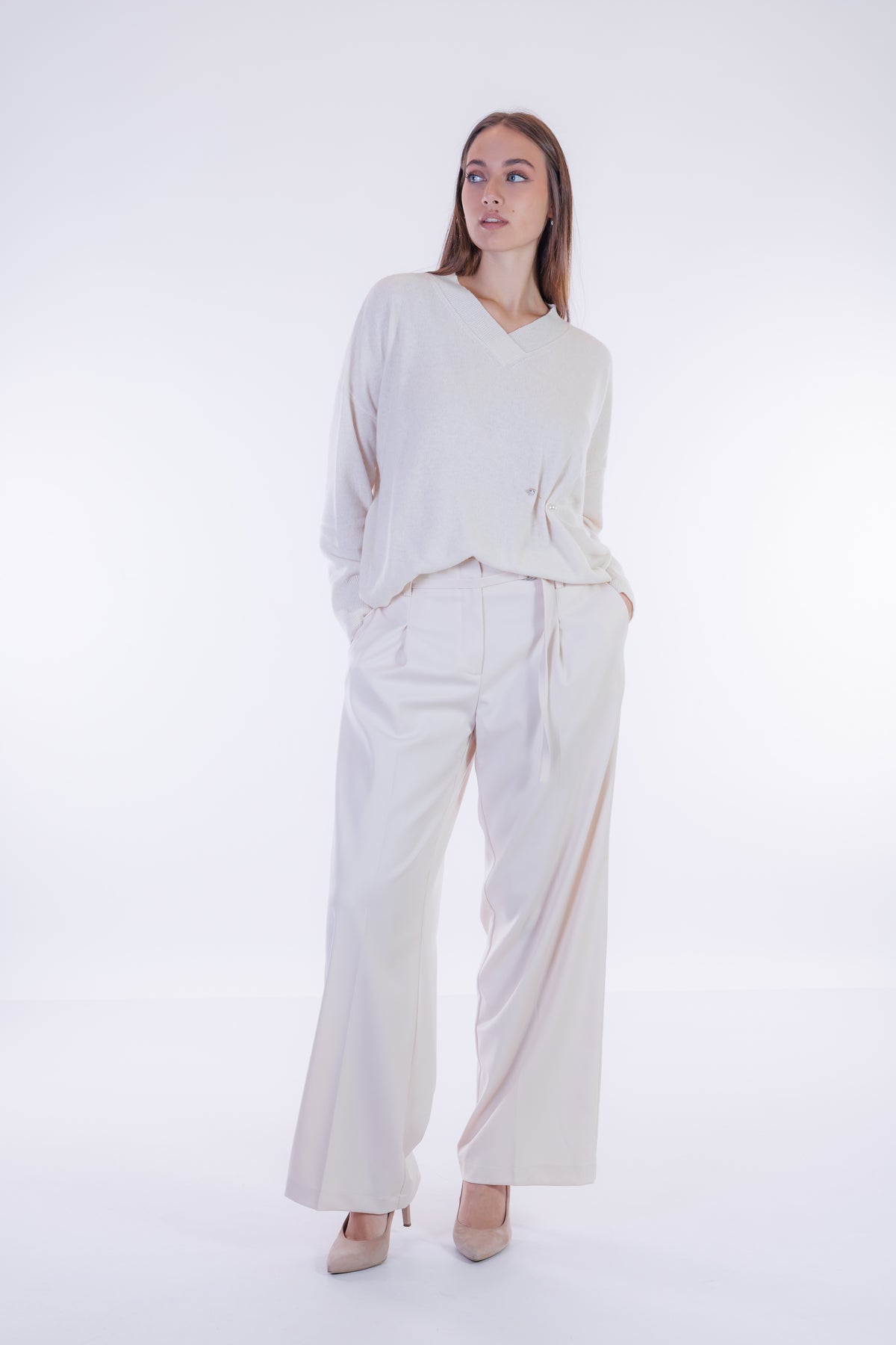 Pantalone flanella cinturina