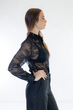 Camicia pizzo stretch