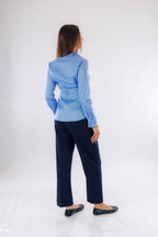 Pantalone sartoriale cropped wide leg