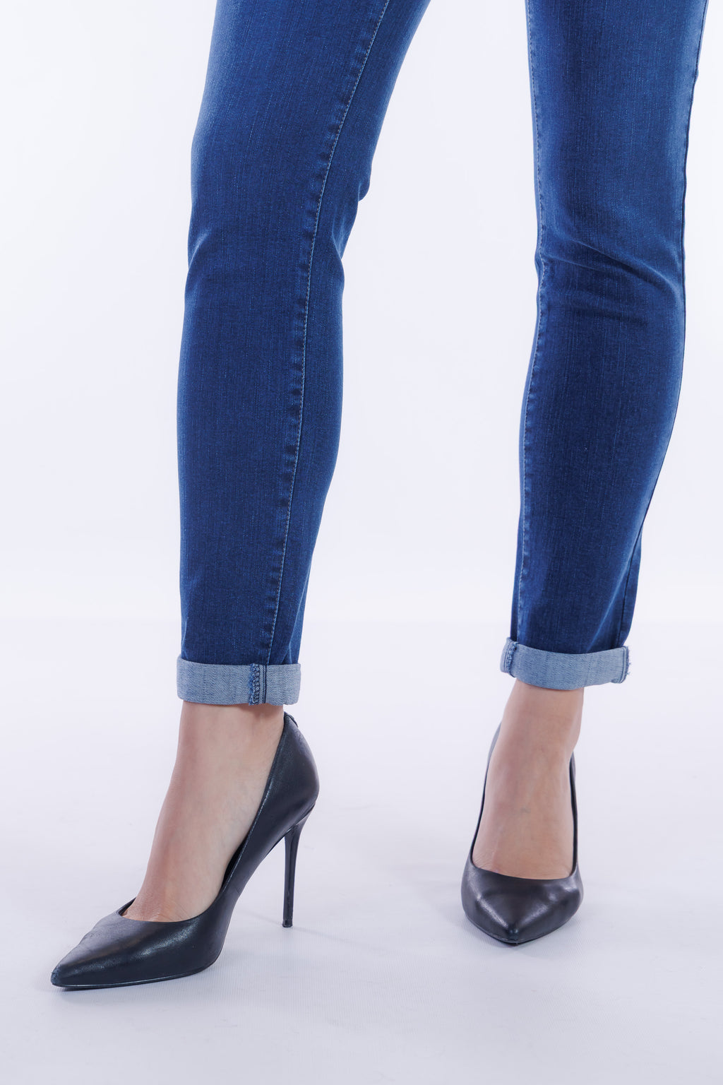 Jeans skinny risvoltino