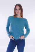 Maglia girocollo m. alpaca