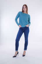 Jeans skinny risvoltino