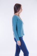 Maglia girocollo m. alpaca
