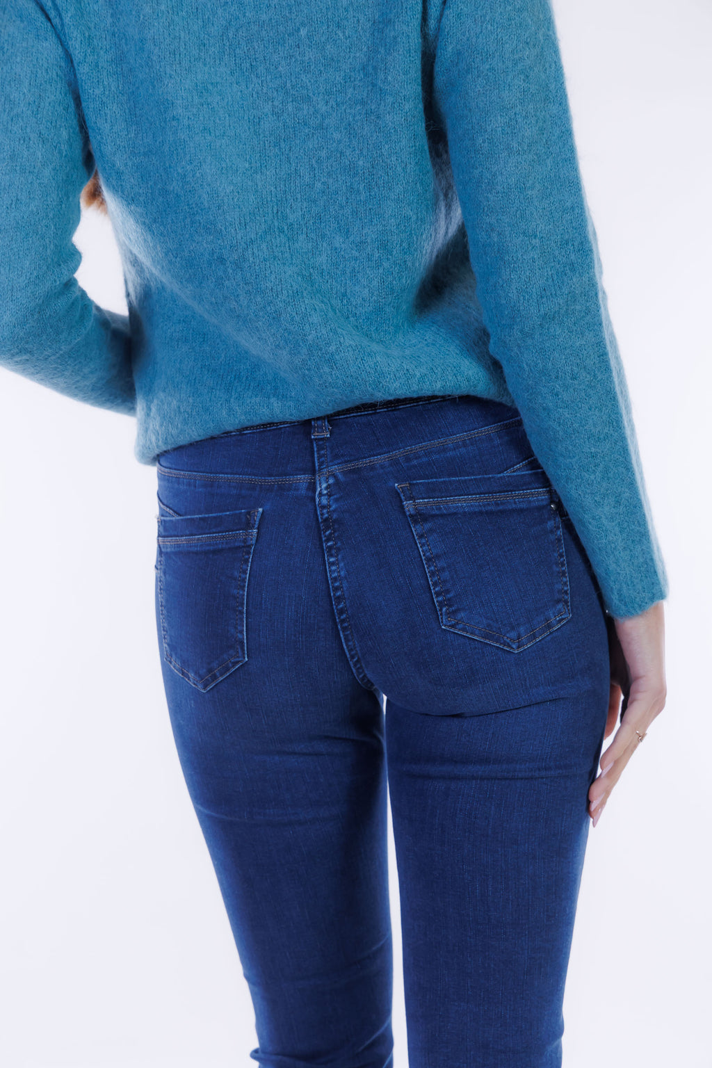 Jeans skinny risvoltino