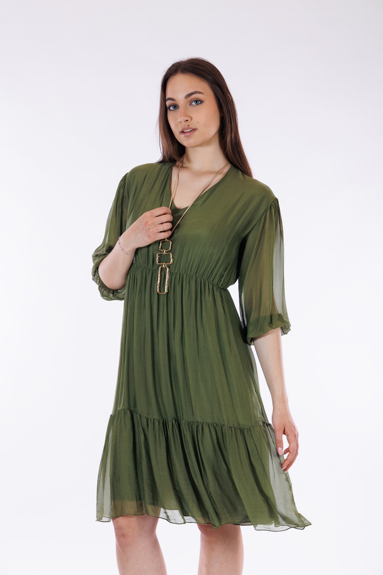 Abito seta e viscosa