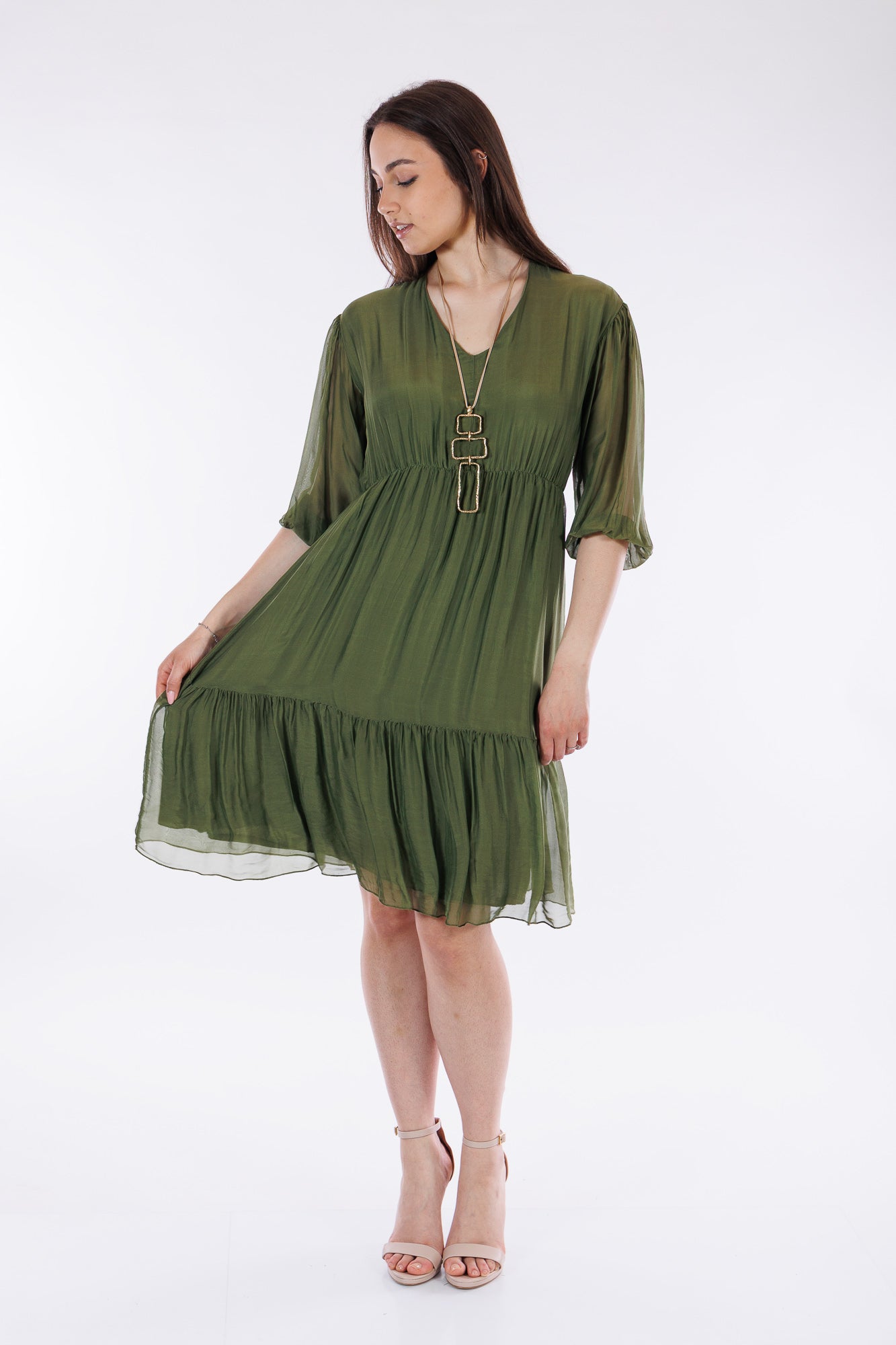 Abito seta e viscosa