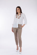 Pantalone chinos cotone spacchetti
