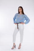 Pantalone tela vela cintura
