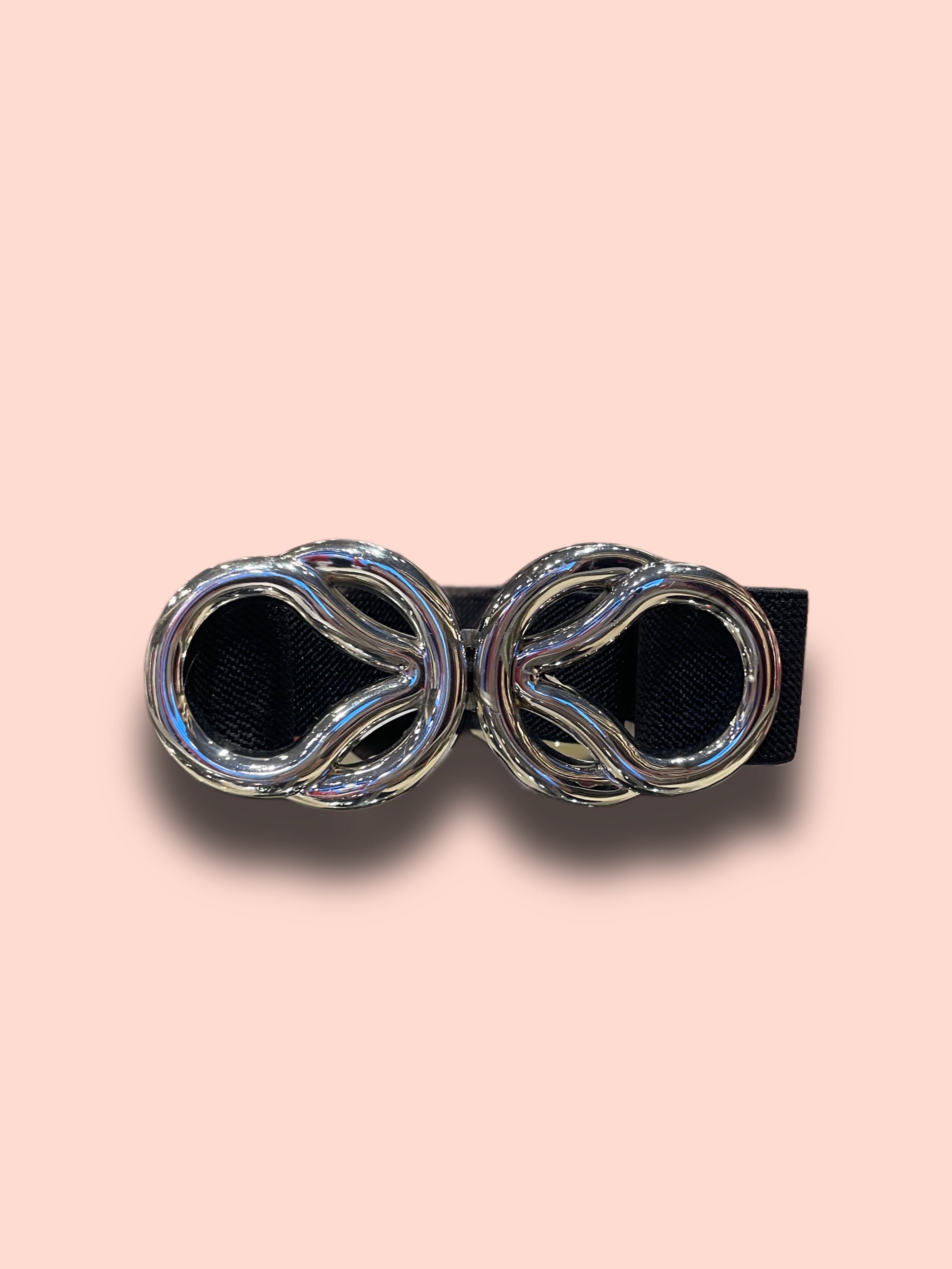 Cintura fibbia intrecciata