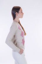 Maglia rombi paillettes