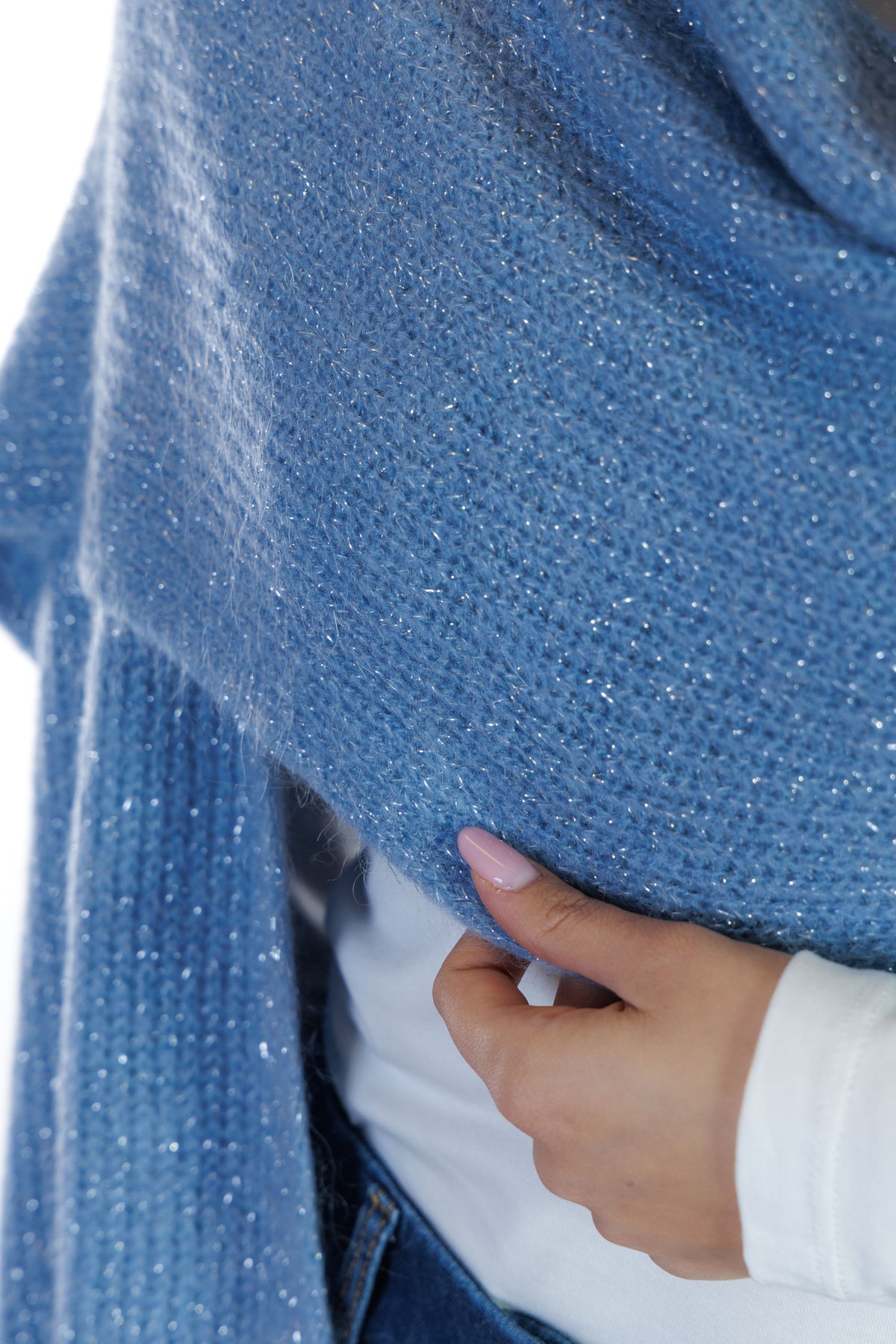 Sciarpa lurex mohair
