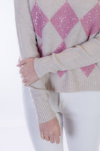 Dolcevita rombi paillettes