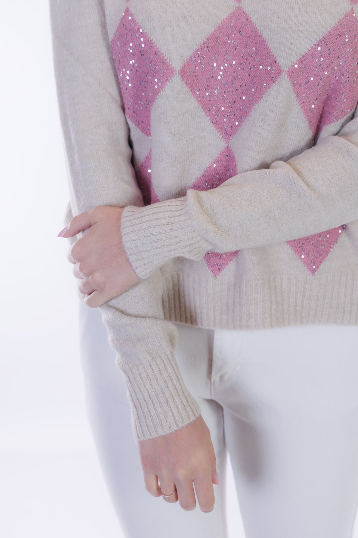 Dolcevita rombi paillettes