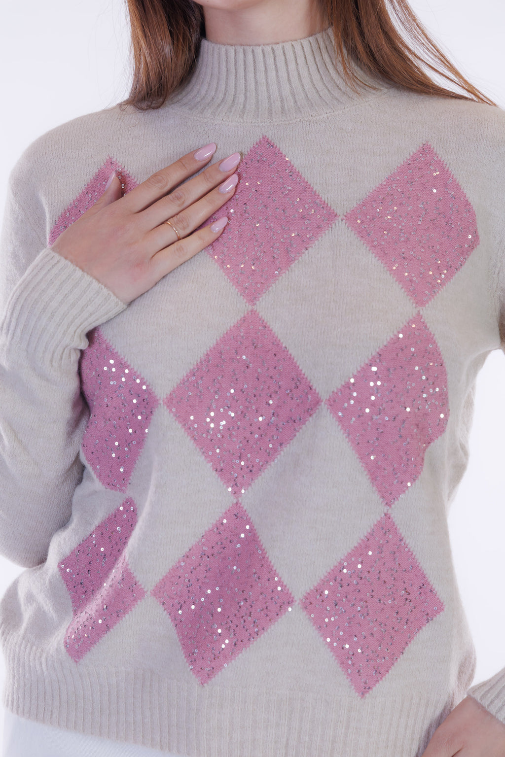 Dolcevita rombi paillettes